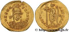 Roman coins ZENO Type : Solidus  Date : c. 476-491  Mint name / Town : Constantinople  Metal : gold  Diameter : 20  mm Orientation dies : 7  h. Weight : 4,42  g. Rarity : R2  Officine : 10e  Obverse l