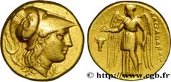 ROYAUME DE MACEDOINE - ALEXANDRE III LE GRAND(336-323 avant J.-C.)Monnayage au nom et au type d'Alexandre III le Grand Statère d'or N° v38_0108    Date : c. 332-323 AC. Nom de l'atelier : Lydie, Sarde