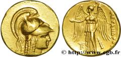 ROYAUME DE MACEDOINE - ALEXANDRE III LE GRAND(336-323 avant J.-C.)Monnayage au nom et au type d'Alexandre III le Grand Statère d'or N° v38_0109    Date : c. 325-320 AC. Nom de l'atelier : Chypre, Citi