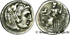 ROYAUME DE MACEDOINE - ALEXANDRE III LE GRAND(336-323 avant J.-C.)Monnayage au nom et au type d'Alexandre III le Grand Drachme N° v38_0112    Date : c. 332-323 AC. Nom de l'atelier : Lydie, Sardes Mét
