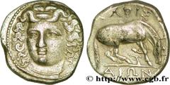 THESSALIE - LARISSA(400-344 avant J.-C.) Drachme N° v38_0153    Date : c. 350-340 AC. Nom de l'atelier : Thessalie, Larissa Métal : argent Diamètre : 18mm Axe des coins : 6h. Poids : 5,88g. Degré de r