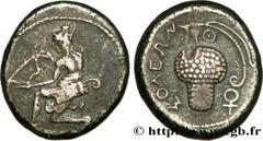 CILICIE - SOLOI(Ve - IVe siècles avant J.-C.) Statère N° v38_0270    Date : c. 425-400 AC. Nom de l'atelier : Soloi Métal : argent Diamètre : 22,5mm Axe des coins : 12h. Poids : 10,29g. Degré de raret