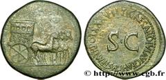 TIBERE(19/08/14-16/03/37)Tiberius Claudius NeroAuguste(14-37) Sesterce, (GB, ئ 36) N° v38_0462    Date : 35-36 Nom de l'atelier : Rome Métal : bronze Diamètre : 36mm Axe des coins : 6h. Poids : 25,21g