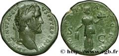 ANTONIN LE PIEUX(25/02/138-7/03/161)Titus Aurelius Fulvus Boionius Arrius AntoninusAuguste(10/07/138-7/03/161) Sesterce, (MB, ئ 32) N° v38_0596    Date : 143 Nom de l'atelier : Rome Métal : bronze Dia