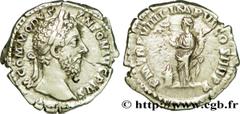 COMMODE(166-31/12/192)Lucius Aurelius CommodusAuguste(17/03/180-31/12/192) Denier N° v38_0648    Date : 184 Nom de l'atelier : Rome Métal : argent Diamètre : 19mm Axe des coins : 6h. Poids : 2,88g. De