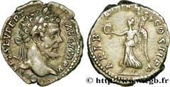 SEPTIME SEVERE(13/04/193-4/02/211)Lucius Septimius Severus Denier N° v38_0660    Date : 195 Nom de l'atelier : Rome Métal : argent Diamètre : 19mm Axe des coins : 6h. Poids : 3,50g. Degré de rareté : 