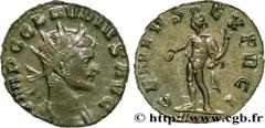 CLAUDE II LE GOTHIQUE(09/268-06-08/270)Marcus Aurelius Claudius Antoninien N° v38_0955    Date : 268 - 269 Nom de l'atelier : Rome Métal : billon Diamètre : 19mm Axe des coins : 12h. Poids : 3,29g. Et