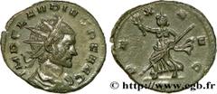 CLAUDE II LE GOTHIQUE(09/268-06-08/270)Marcus Aurelius Claudius Antoninien N° v38_0965    Date : 269 Nom de l'atelier : Italie, Milan Métal : billon Diamètre : 18mm Axe des coins : 6h. Poids : 3,92g. 