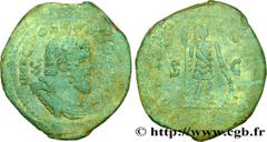 POSTUME(06-07/260-06/269)Marcus Cassianius Latinius Postumus Sesterce, ( GB, ئ 33) N° v38_1045    Date : 261 Nom de l'atelier : Belgique, Trèves Métal : bronze Diamètre : 33mm Axe des coins : 6h. Poid