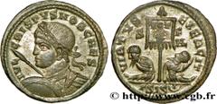 CRISPUS(1/04/317-09/326)Flavius Julius CrispusCésar(317-326) Centenionalis ou nummus N° v38_1237    Date : 320 Nom de l'atelier : Savie, Siscia Métal : cuivre Diamètre : 20mm Axe des coins : 6h. Poids