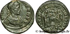 CRISPUS(1/04/317-09/326)Flavius Julius CrispusCésar(317-326) Centenionalis ou nummus N° v38_1239    Date : 318-319 Nom de l'atelier : Lyonnaise, Lyon Métal : cuivre Diamètre : 18,00mm Axe des coins : 