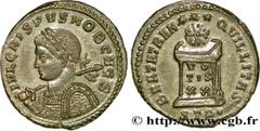 CRISPUS(1/04/317-09/326)Flavius Julius CrispusCésar(317-326) Centenionalis ou nummus N° v38_1248    Date : 321-322 Nom de l'atelier : Belgique, Trèves Métal : cuivre Diamètre : 20mm Axe des coins : 12