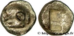 MASSALIA - MARSEILLE(Ve - Ier siècles avant J.-C.) Obole au protomé de lion dévorant sa proie, à gauche, du type du trésor d’Auriol N° v38_1464    Date : c. 480-470 AC. Métal : argent Diamètre : 8,5mm