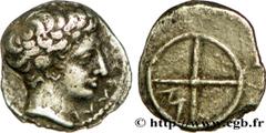 MASSALIA - MARSEILLE(Ve - Ier siècles avant J.-C.) Litra à l'ethnique et au M N° v38_1466    Date : c. 400-380 AC. Métal : argent Diamètre : 10mm Axe des coins : 1h. Poids : 0,76g. Degré de rareté : R