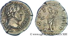 ANTONIN LE PIEUX(25/02/138-7/03/161)Titus Aurelius Fulvus Boionius Arrius AntoninusAuguste(10/07/138-7/03/161) Denier N° v13_0295    Date : 154-155 Nom de l'atelier : Rome Métal : argent Diamètre : 19