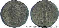JULIA DOMNA(+217) Julia DomnaAugusta(194-217) Dupondius, (MB, ئ 26) N° v13_0401    Date : 212 Nom de l'atelier : Rome Métal : bronze Diamètre : 26mm Axe des coins : 6h. Poids : 11,27g. Degré de rareté