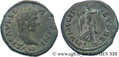 ELAGABAL(16/05/218-12/03/222)Marcus Aurelius Antoninus 2 assaria, (MB, ئ 23) N° v13_0508    Date : 218-220 Nom de l'atelier : Macédoine, Stobi Métal : cuivre Diamètre : 23mm Axe des coins : 6h. Poids 