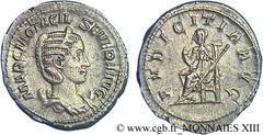 OTACILIA SEVERA(+249)Marcia Otacilia SeveraFemme de Philippe Ier, mère de Philippe II - Augusta (244-249) Antoninien de poids lourd N° v13_0611    Date : 245 Nom de l'atelier : Rome Métal : billon Dia