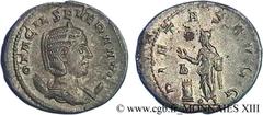 OTACILIA SEVERA(+249)Marcia Otacilia SeveraFemme de Philippe Ier, mère de Philippe II - Augusta (244-249) Antoninien N° v13_0613    Date : 248 Nom de l'atelier : Rome Métal : billon Diamètre : 21,5mm 