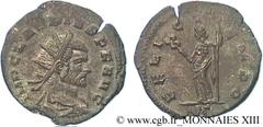 CLAUDE II LE GOTHIQUE(09/268-06-08/270)Marcus Aurelius Claudius Antoninien N° v13_0756    Date : 268 Nom de l'atelier : Italie, Milan Métal : billon Diamètre : 21mm Axe des coins : 11h. Poids : 3,47g.