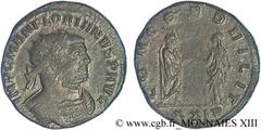 FLORIEN(06-08/276)Marcus Annius Florianus Aurelianus N° v13_0874    Date : 276 Nom de l'atelier : Pannonie Supérieure, Siscia Métal : billon Diamètre : 21,5mm Axe des coins : 6h. Poids : 3,74g. Degré 