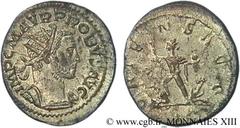 PROBUS(06-07/276-09/282)Marcus Aurelius Probus Aurelianus N° v13_0878    Date : 11-12/276 Nom de l'atelier : Gaule, Lyon Métal : billon Diamètre : 22,5mm Axe des coins : 6h. Poids : 3,78g. Etat de con