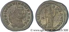 DIOCLETIEN(20/11/284-1/05/305)Caius Aurelius Valerius DiocletianusAuguste (20/11/284-1/05/305) Follis ou nummus N° v13_0969    Date : 297 Nom de l'atelier : Proconsulaire, Carthage Métal : cuivre Diam