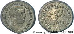 GALERE(1/03/293-5/05/311)Galerius Valerius MaximianusCésar(1/03/293-1/05/305) Follis ou nummus N° v13_1071    Date : 301 Nom de l'atelier : Egypte, Alexandrie Métal : cuivre Diamètre : 25,5mm Axe des 