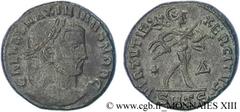 MAXIMIN II DAIA(1/05/305-04/313)Caius Galerius Valerius MaximinusCésar(1/05/305-310) Follis ou nummus N° v13_1090    Date : 308-309 Nom de l'atelier : Macédoine, Thessalonique Métal : cuivre Diamètre 