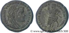 MAXIMIEN HERCULE(+310)Restitution par Constantin Ier Demi-follis ou demi-nummus N° v13_1148    Date : 317-318 Nom de l'atelier : Savie, Siscia Métal : cuivre Diamètre : 16mm Axe des coins : 6h. Poids 