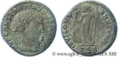 CONSTANTIN Ier LE GRAND(25/07/306-22/05/337)Flavius Valerius ConstantinusAuguste (25/12/307-22/05/337) Follis ou nummus N° v13_1171    Date : 11/316-03/317 Nom de l'atelier : Macédoine, Thessalonique 