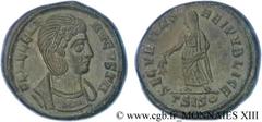HELENE(+328) Flavia Julia Helenafemme de Constance Ier, mère de Constantin Ier - Augusta(324-328) Centenionalis ou nummus N° v13_1221    Date : 328 Nom de l'atelier : Savie, Siscia Métal : cuivre Diam