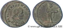 CRISPUS(1/04/317-09/326)Flavius Julius CrispusCésar(317-326) Follis ou nummus N° v13_1226    Date : 318 Nom de l'atelier : Bretagne, Londres Métal : cuivre Diamètre : 19mm Axe des coins : 6h. Poids : 