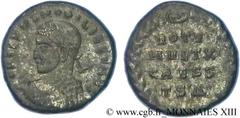 CRISPUS(1/04/317-09/326)Flavius Julius CrispusCésar(317-326) Centenionalis ou nummus N° v13_1236    Date : 318-319 Nom de l'atelier : Macédoine, Thessalonique Métal : cuivre Diamètre : 18mm Axe des co