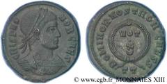 CRISPUS(1/04/317-09/326)Flavius Julius CrispusCésar(317-326) Centenionalis ou nummus N° v13_1248    Date : 322-325 Nom de l'atelier : Emilie, Ticinum, Pavie Métal : cuivre Diamètre : 19,5mm Axe des co