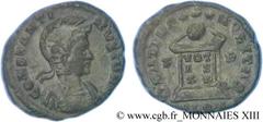 CONSTANTIN II(1/03/317-04/340)Flavius Claudius Julius ConstantinusCésar(1/03/317-9/09/337) Centenionalis ou Nummus N° v13_1258    Date : 322-323 Nom de l'atelier : Bretagne, Londres Métal : cuivre Dia