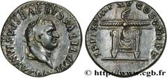 Roman coins TITUS Type : Denier  Date : 1er janvier - 30 juin  Mint name / Town : Rome  Metal : silver  Millesimal fineness : 900  ‰ Diameter : 17  mm Orientation dies : 7  h. Weight : 3,48  g. Rarity