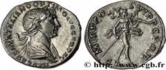 Roman coins TRAJANUS Type : Denier  Date : 116  Mint name / Town : Rome  Metal : silver  Millesimal fineness : 900  ‰ Diameter : 17,5  mm Orientation dies : 6  h. Weight : 3,49  g. Rarity : R1  Offici