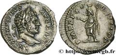Roman coins CARACALLA Type : Denier  Date : 212  Mint name / Town : Rome  Metal : silver  Millesimal fineness : 550  ‰ Diameter : 19  mm Orientation dies : 6  h. Weight : 3,77  g. Rarity : R1  Officin