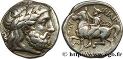 Greek Coins MACEDONIA - MACEDONIAN KINGDOM - PHILIP II Type : Tétradrachme  Date : c. 355-349/8 AC.  Mint name / Town : Macédoine, Amphipolis  Metal : silver  Diameter : 25  mm Orientation dies : 1  h
