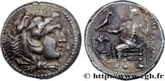 Greek Coins MACEDONIA - MACEDONIAN KINGDOM - ALEXANDER III THE GREAT Type : Tétradrachme  Date : c. 325-320 AC.  Mint name / Town : Damas, Syrie  Metal : silver  Diameter : 25,5  mm Orientation dies :