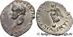 Roman coins VESPASIAN Type : Denier  Date : c. 69-70  Mint name / Town : Tarragone  Metal : silver  Millesimal fineness : 900  ‰ Diameter : 18,5  mm Orientation dies : 7  h. Weight : 3,16  g. Rarity :