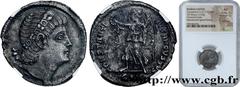 Roman coins CONSTANTINE II Type : Silique  Date : 337-340  Mint name / Town : Constantinople  Metal : silver  Millesimal fineness : 900  ‰ Diameter : 18  mm Orientation dies : 11  h. Weight : 2,65  g.