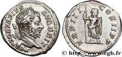 Roman coins GETA Type : Denier  Date : 211  Mint name / Town : Rome  Metal : silver  Millesimal fineness : 500  ‰ Diameter : 18,5  mm Orientation dies : 12  h. Weight : 3,23  g. Rarity : R2  Officine 