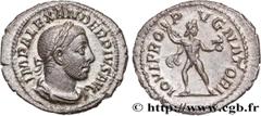 Roman coins SEVERUS ALEXANDER Type : Denier  Date : 232  Mint name / Town : Rome  Metal : silver  Millesimal fineness : 500  ‰ Diameter : 19,5  mm Orientation dies : 12  h. Weight : 2,99  g. Officine 