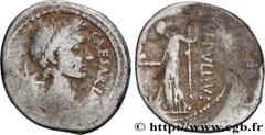 Roman coins JULIUS CAESAR Type : Denier   Date : janvier - février  Mint name / Town : Rome  Metal : silver  Millesimal fineness : 950  ‰ Diameter : 19,5  mm Orientation dies : 3  h. Weight : 3,52  g.
