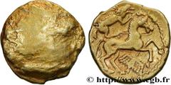 Celtic coins GALLIA - CARNUTES (Beauce area) Type : Quart de statère d’or au sanglier conducteur  Date : Ier siècle avant J.-C.  Mint name / Town : Chartres (28)  Metal : gold  Diameter : 12  mm Orien