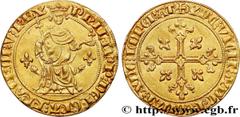 Royal coins PHILIP IV "THE FAIR" Type : Florin d’or dit “à la reine”  Date : 1305  Date : n.d.  Metal : gold  Millesimal fineness : 916  ‰ Diameter : 27  mm Orientation dies : 8  h. Weight : 4,33  g. 