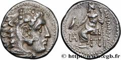 Greek Coins MACEDONIA - MACEDONIAN KINGDOM - ALEXANDER III THE GREAT Type : Drachme  Date : c. 325-323 AC.  Mint name / Town : Ionie, Milet  Metal : silver  Diameter : 17  mm Orientation dies : 2  h. 