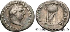 Roman coins VITELLIUS Type : Denier  Date : mai - juillet  Date : 69  Mint name / Town : Rome  Metal : silver  Millesimal fineness : 900  ‰ Diameter : 17,5  mm Orientation dies : 7  h. Weight : 2,68  